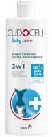 Cudocell Baby Derm 3 w 1, żel do mycia, szampon i płyn do kąpieli, skóra atopowa, od 1 dnia życia, 400ml