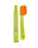 Curaprox Travel Set Red, zestaw podróżny, szczoteczka CS5460 + pasta grejpfrutowa, 10ml + szczoteczki międzyzębowe, 2 sztuki, 1 zestaw