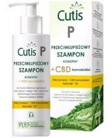 Cutis P, szampon przeciwłupieżowy konopny + CBD, 150ml