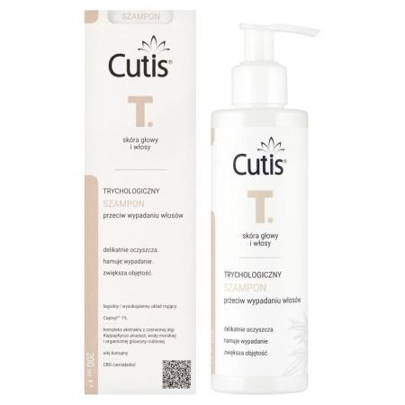 Cutis T, trychologiczny szampon przeciw wypadaniu włosów, 200ml
