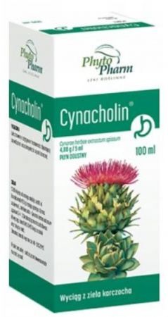 Cynacholin 4,88g/5ml, płyn doustny, 100ml