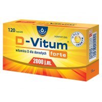 D-Vitum Forte 2000 j.m., 120 kapsułek