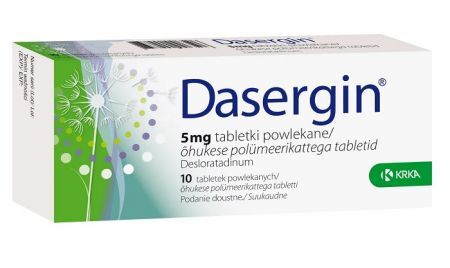 Dasergin 5mg, 10 tabletek