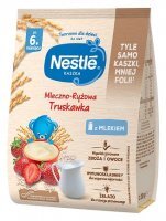 DATA 01/2026 Nestle, kaszka mleczno-ryżowa, truskawka, po 6 miesiącu, 230g