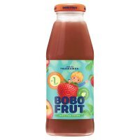 DATA 02/2026 Bobo Frut, nektar owocowy, jabłko i truskawka, po 12 miesiącu, 300m