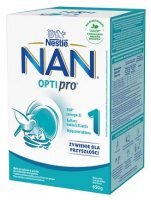 DATA 03/2026 Nestle Nan Optipro 1, mleko początkowe, dla niemowląt od urodzenia, 650g