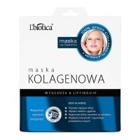 DATA 04/2026 L'Biotica, maska do twarzy w płacie, kolagenowa, 23ml
