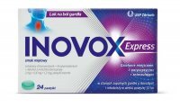 DATA 05/2026 Inovox Express (2mg+0,6mg+1,2mg), smak miętowy, 24 pastylki do ssania