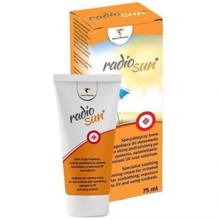 DATA 05/2026 RadioSun, specjalistyczny krem kojąco-łagodzący po opalaniu, 75ml