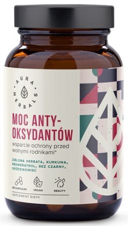 DATA 06/06/2026 Aura Herbals, Moc Antyoksydantów, 60 kapsułek