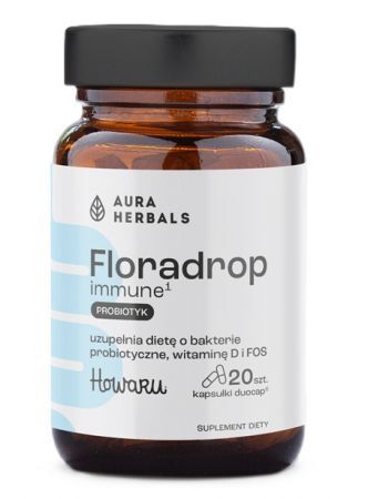DATA 06/08/2026 Aura Herbals, Floradrop immune, 20 kapsułek