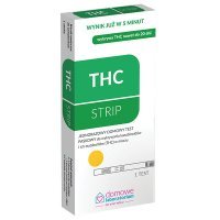 DATA 06/2026 Test diagnostyczny Domowe Laboratorium, THC Strip, do wykrywania kanabinoidów w moczu, 1 sztuka