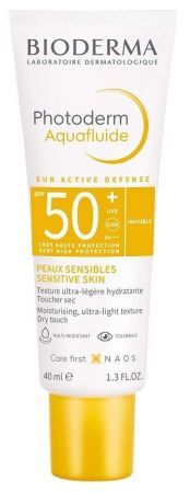 DATA 07/2026 Bioderma Photoderm Aquafluide, ultralekki fluid SPF 50+ do skóry normalnej, bezbarwny, 40ml