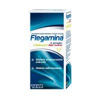 DATA 07/2026 Flegamina 4mg/5ml, syrop wykrztuśny bez cukru, smak miętowy, 200ml