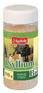 DATA 08/2026 Apotheke, Psyllium, Błonnik Bio, łuski babki jajowatej, 115g