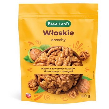 DATA 08/2026 Bakalland, orzechy włoskie, 100g