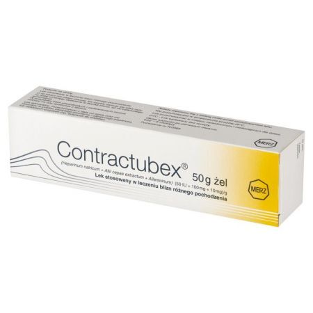 DATA 08/2026 Contractubex (50IU+100mg+10mg)/g, żel, 50g