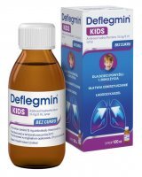 DATA 08/2026 Deflegmin Kids 15mg/5ml, syrop dla dzieci po 1 roku życia, 120ml
