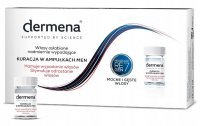 DATA 08/2026 Dermena Hair Care Men, kuracja do włosów nadmiernie wypadających, 15 ampułek