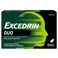DATA 08/2026 Excedrin Duo 500mg+200mg, 20 tabletek