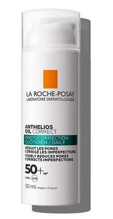 DATA 08/2026 La Roche-Posay Anthelios Oil Correct, żel-krem dla skóry tłustej i mieszanej SPF 50+, 50ml