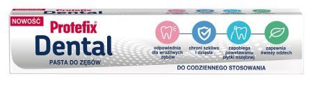 DATA 08/2026 Protefix Dental, pasta do zębów, 75ml