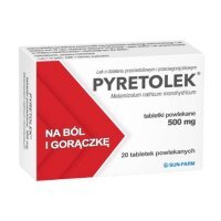DATA 08/2026 Pyretolek 500mg, 20 tabletek