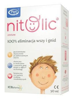 DATA 12/07/2026 Pipi Nitolic, zestaw do eliminacji wszy i gnid, 1 sztuka