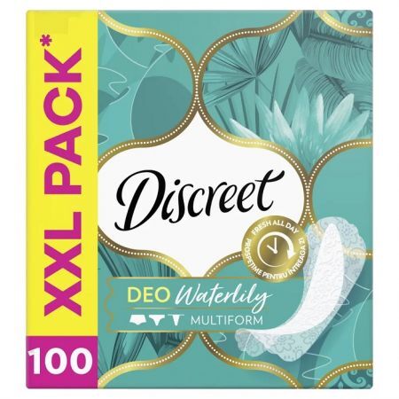 DATA 16/07/2026 Discreet Multiform, wkładki higieniczne, Deo Waterlily, 100 sztuk