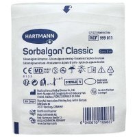 DATA 19/02/2026 Opatrunek z alginianu wapnia, Sorbalgon, jałowy, 5cmx5cm, 1 sztuka