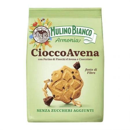 DATA 20/06/2026 Mulino Bianco Armonia, CioccoAvena, włoskie kruche ciasteczka owsiane z kawałkami czekolady, 270g