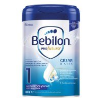 DATA 25/08/2026 Bebilon Profutura CesarBiotik 1, mleko początkowe od urodzenia, dla niemowląt urodzonych przez cesarskie cięcie, 800g