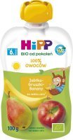 DATA 27/08/2025 Hipp, jabłka, gruszki, banany, Bio, po 6 miesiącu, 100g
