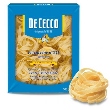 De Cecco Le Specialita, włoski makaron Fettuccine n°233, 500g