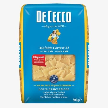 De Cecco, włoski makaron Mafalde Corte n°32, 500g