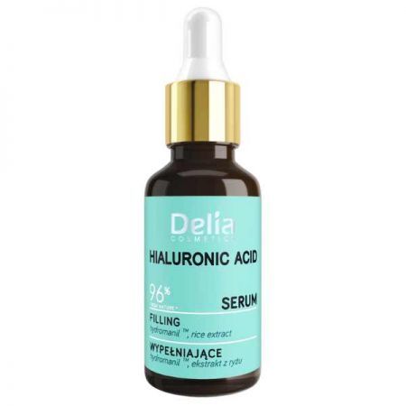 Delia Kwas hialuronowy, serum wypełniające, każdy rodzaj cery, 30ml