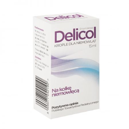 Delicol, krople na kolkę niemowlęcą, 15ml