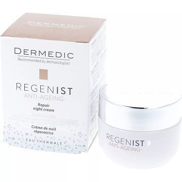 Dermedic Regenist Anti-Ageing, krem naprawczy na noc, dla skóry z oznakami starzenia, 50ml