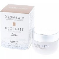 Dermedic Regenist Anti-Ageing, krem naprawczy na noc, dla skóry z oznakami starzenia, 50ml
