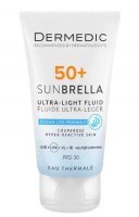 Dermedic, Sunbrella, ultralekki krem SPF 50+, dla skóry naczynkowej i nadreaktywnej, 40ml