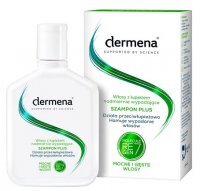 Dermena Hair Care Plus, szampon przeciwłupieżowy, hamujący wypadanie włosów, 200ml