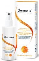 Dermena Sun Protect, mgiełka ochronna do włosów osłabionych, narażonych na działanie słońca, 125ml