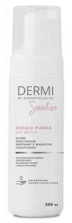 Dermi Sensitive, kojąca pianka do mycia, skóra wrażliwa i naczynkowa, 150ml