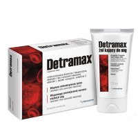 Detramax, 60 tabletek + Detramax, żel kojący do nóg, 75ml
