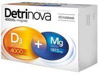 Detrinova 4000 D3 + magnez, 60 tabletek