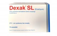Dexak SL 25mg, granulat, 10 saszetek IR*