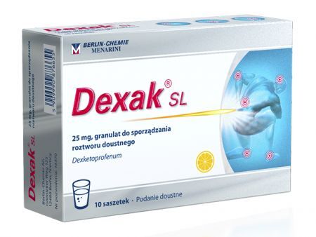 Dexak SL 25mg, granulat, 10 saszetek