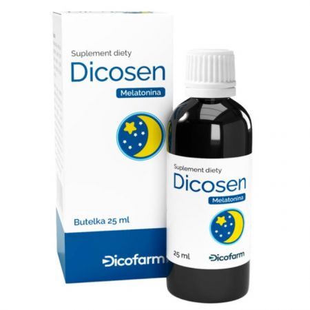 Dicosen, melatonina, płyn, 25ml
