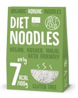 Diet Food, makaron Konjac, noodles, bezglutenowy, wegański, bezzapachowy, 385g