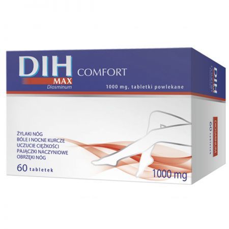 DIH Max Comfort 1000mg, 60 tabletek